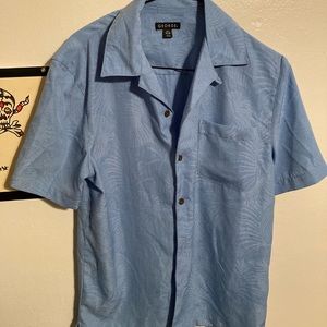 Blue Hawaiian style George shirt